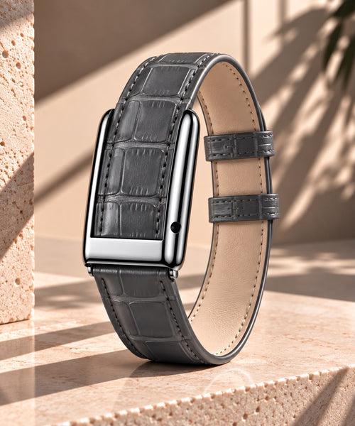 Embossed Croco Leather Band