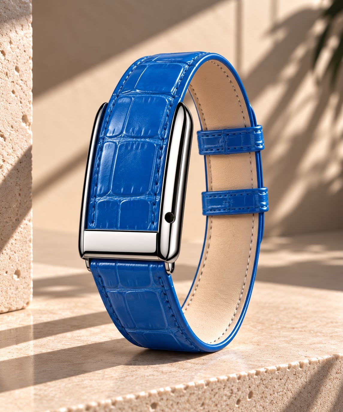 Embossed Croco Leather Band