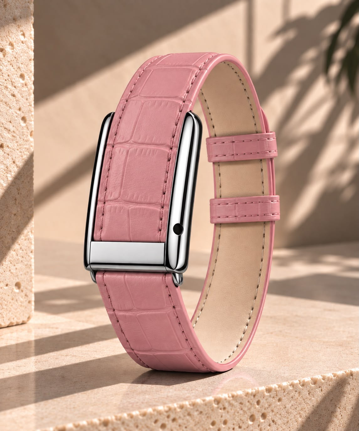 Embossed Croco Leather Band
